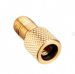 Steel adaptor type Presta to Schrader valve bike car pump connector adapter AC002s