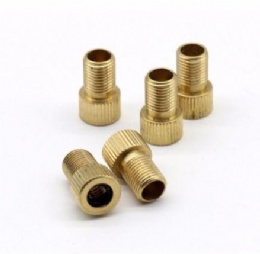 Copper adaptor type Presta to Schrader valve bike car pump connector adapter AC002c