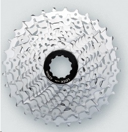 CS31132T 9SP CHROME/BK CASSETTE